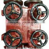 Marine Flanged Double Row Globe Valve Iron Casting