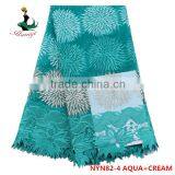 2016 Haniye Wholesale Bridal Tulle Lace Fabric Nigeria French Net Lace Fot Party /NYN82