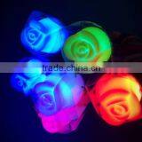 Manufacturer Supply LED Rose Flower Artificial Flower Mini Bouquet thumbnail-2