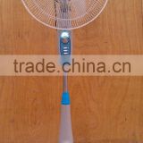 foshan factory 12v dc soalr fan /stand fan /with led light and timer hot sell
