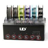 2016 UD Wire Box the Best Electronic Cigarette Accessory Wire Box for Builder Choice With 6 Spool in One Box