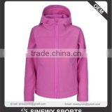 2015 color pink new style outdoor functional jacket lady jacket softshell