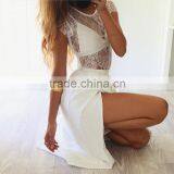 Bonvatt Short Sleeve High Neckline Latest Lace Dresses Fashion Dresses thumbnail-5