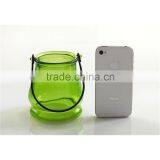 Portable Garden Lantern Candle Glass Outdoor Christmas Decor Lantern thumbnail-2