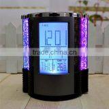 Pen Holder With Flashing Colour LED and Calendar