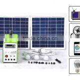 Mini Solar System Home Light System 20W With Radio thumbnail-1