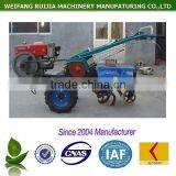 8-15HP Two Wheeled Diesel Tractors With Rotary Tiller for Farming / Gardening, Farm Walking Tractor With Rotary Tiller for Sale! thumbnail-5