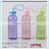 BPA Free 300ml Eco Friendly PC Plastic Dull Polished Water Bottle,colorful Plastic Water Bottle thumbnail-2