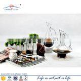 Hand Blown Lead-free Crystal Glass Decanter Glass Wine Decanter With Stand thumbnail-1