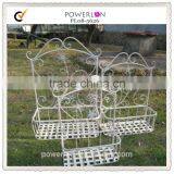 POWERLON Vintage Wrought Iron S/3 Wall Planter Holder Home and Garden Furniture thumbnail-1