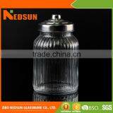 Quality Products Stripes Cheap Items to Sell Glass Pickle Jar Hot Selling Products in China thumbnail-1