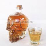 Clear Glass Skull Decanter - Fill It Up W/ Wine, Beer or Liquor, 100/150/380/700 ml thumbnail-5