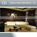 High Quality Italian Geniune Leather Corner Sofa , White Leather Sofa thumbnail-2