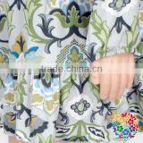 Wholesale Children Long Sleeve Ruffle Print Brushed Faric Organic Baby Clothes thumbnail-4