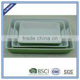 Oval Shape Unique Design Ceramic Wholesale Bakeware Set thumbnail-3