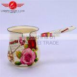 Eco-friendly OEM European Enamel Coffee Pot /coffee Cartoon With Long Handle thumbnail-2