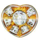 High Quality Thiland 6pcs Mug and 6pcs Dish Ceramic Tableware Bone China