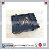 Custom Made Military Type Rustic Wooden Wine Box thumbnail-1