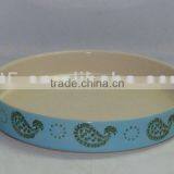 Round Ceramic Baking Pizza Dish thumbnail-1