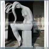 Modern Garden Stone Figure Sculpture thumbnail-3
