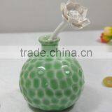 Handmade OEM Aroma Diffuser Bottle Aromatherapy Ceramic Flower Fragrance Diffuser thumbnail-6