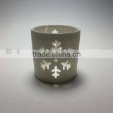 Ceramic Hollow Out Candle Holder for Home Decoration thumbnail-1