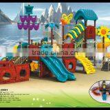 2013 PIRATE SHIP PLAYGROUND EQUIPMENT ,CHILDREN PLAYGROUND , CHILDREN PLASTIC SLIDE (HA-05001) thumbnail-1