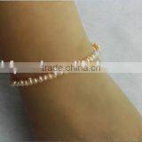 3-4mm Pink Baroque Freshwater Pearl Bracelet thumbnail-4