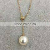 White 8-8.5mm Akoya Pearl Pendant thumbnail-1