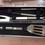 Hot 3 Pcs Aluminum Box Bbq Tool Set thumbnail-2