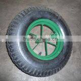 4.00-8 Simple Inch Solid Rubber Plastic Model Cart Wheel thumbnail-3