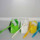 White Color Plastic Toilet Brush Set thumbnail-1