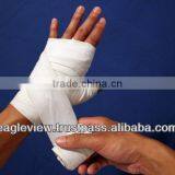 WHITE BOXING HAND WRAP PAIR STRETCH thumbnail-1