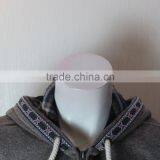 Lady Knitted Embroidery Zipper-Up Hoody thumbnail-2