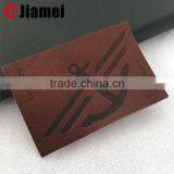 China Wholesale Custom Brand Embossed Jeans Clothing Leather Patches