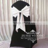 Colorful Pre - Tie Bow Spandex Chair Band Lycra Chair SashFor Wedding Decor thumbnail-4
