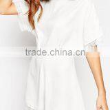 2015 Fashionable Hot Sale OEM Customized Kimono Romper With Crochet Sleeve thumbnail-4