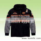 Motorcycle Zip Front Hooded Racing Jacket thumbnail-1