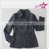 Lady's Wool Jacket Wholesale Fleece Coat thumbnail-1