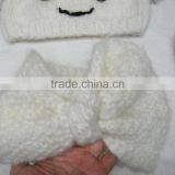 2016 Fashion Mohair Winter Hot Popular Button Knitted Hot Headband thumbnail-2