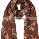 Fashion Popular Chiffon Voile Animal Scarf thumbnail-1