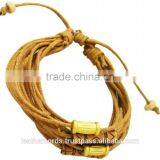 Most Selling Attractive Sude Leater Bracelets for All With Ties Designs Bead Bracelet and Smart Bracelet thumbnail-6