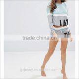Chinese Factory Supply New Models Tops And Shorts Summer Pajamas Women thumbnail-2