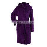 100% Cotton Terry Hooded Bathrobe for Women thumbnail-6