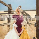 Little Girls Maggie Tiered Lace Gown Dress Flower Girls White Maxi Wedding Dress thumbnail-3