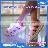 Color Pink Boys Girls Kids Light Up Glow LED Shoelaces Flash Party Disco Shoe Laces Shoe Strings Lacets - EBay/Amazon Supplier thumbnail-6