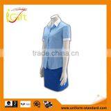 Tailor-made Festival Short Sleeve Low MOQ Brand New Design Career Clothes for Women thumbnail-1