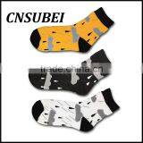 Customized Men and Women Student Cartoon Weather Rain Popular Candy Color Cotton Socks thumbnail-4