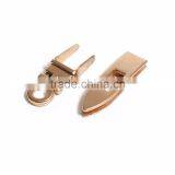 Zinc Based Alloy Purse Twist Turn Lock Gold Plated 40mm(1 5/8") x 17mm( 5/8"), 1 Set thumbnail-2