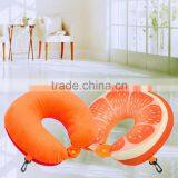 Soft U Shape Cushion Journey From Watermelon Kiwifruit Orange Fruit Cushions Tourism Neck AutoTravel Pillows thumbnail-3
